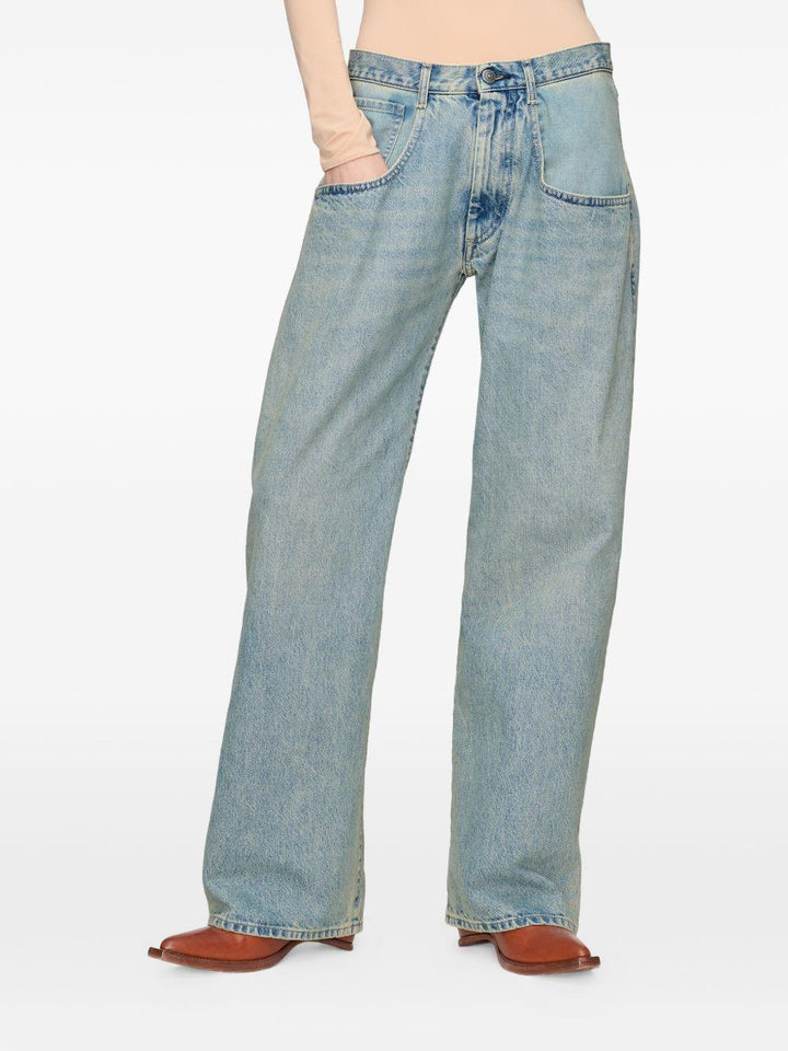 Jeans a gamba ampia 