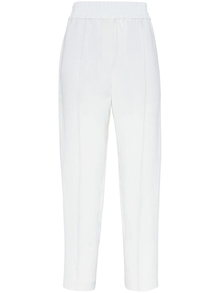 Pantaloni con elastico in vita 