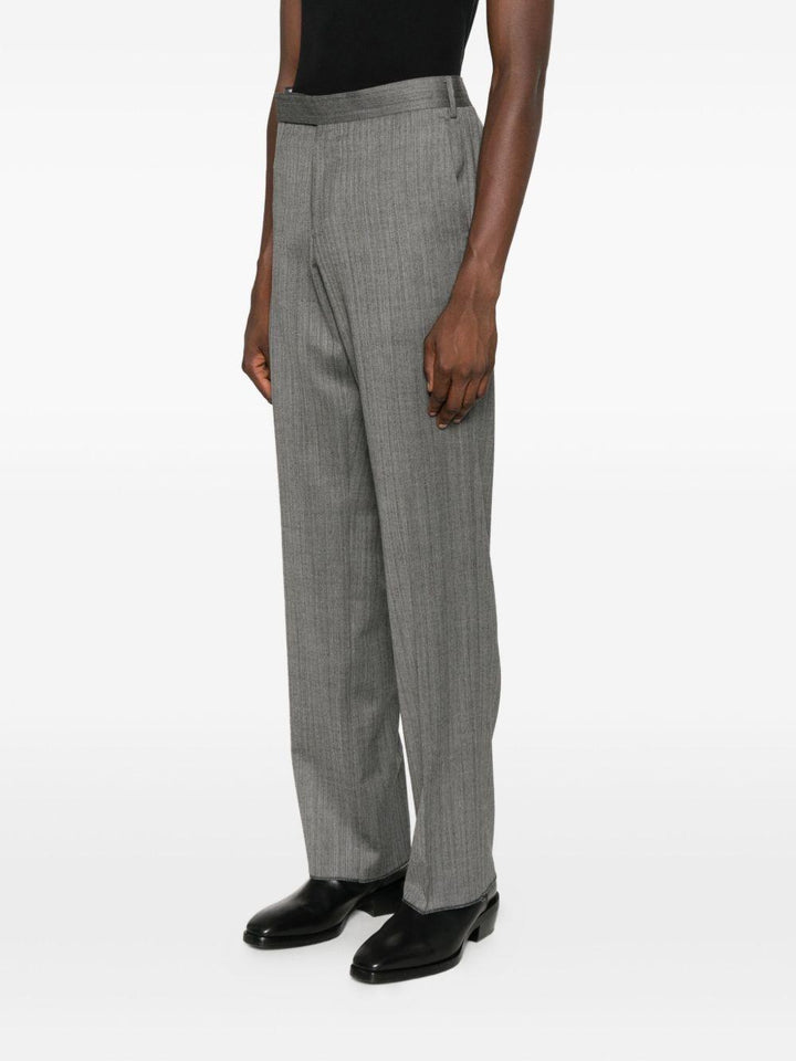 Pantaloni sartoriali grigi dritti 