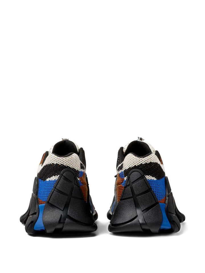 Sneakers Tormenta bianche, marroni, nere e blu 
