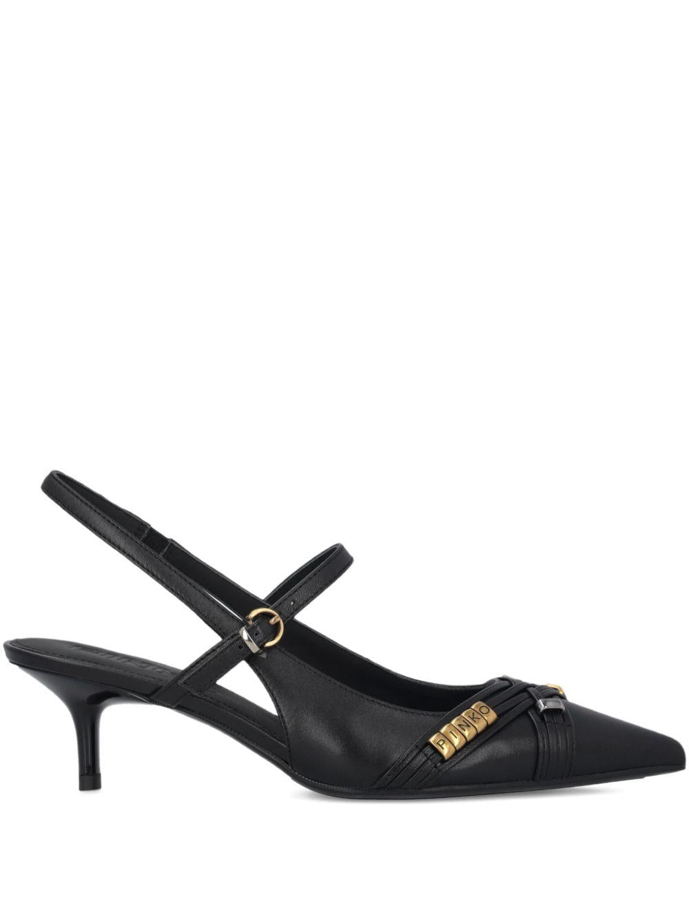 Pumps con cinturino posteriore 