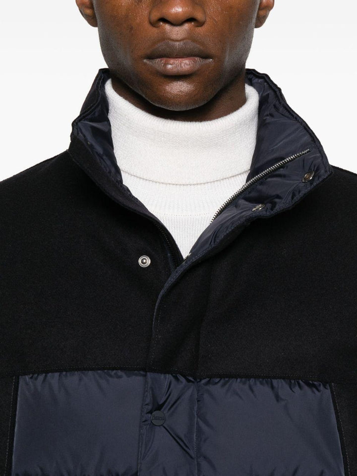 Piumino trapuntato blu navy