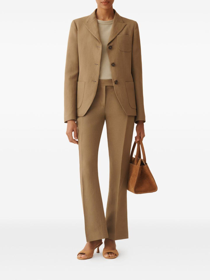 Pantaloni con chiusura nascosta 