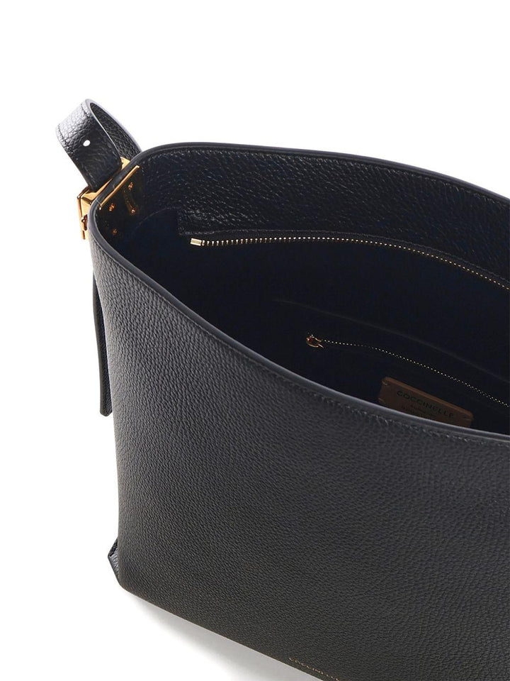 Borsa a spalla con logo 