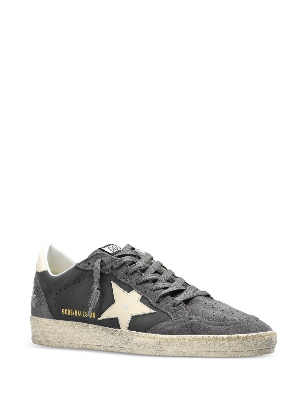 Sneaker antracite superstar nere con applicazioni 