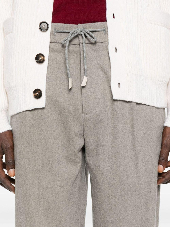 Pantaloni grigi con coulisse 
