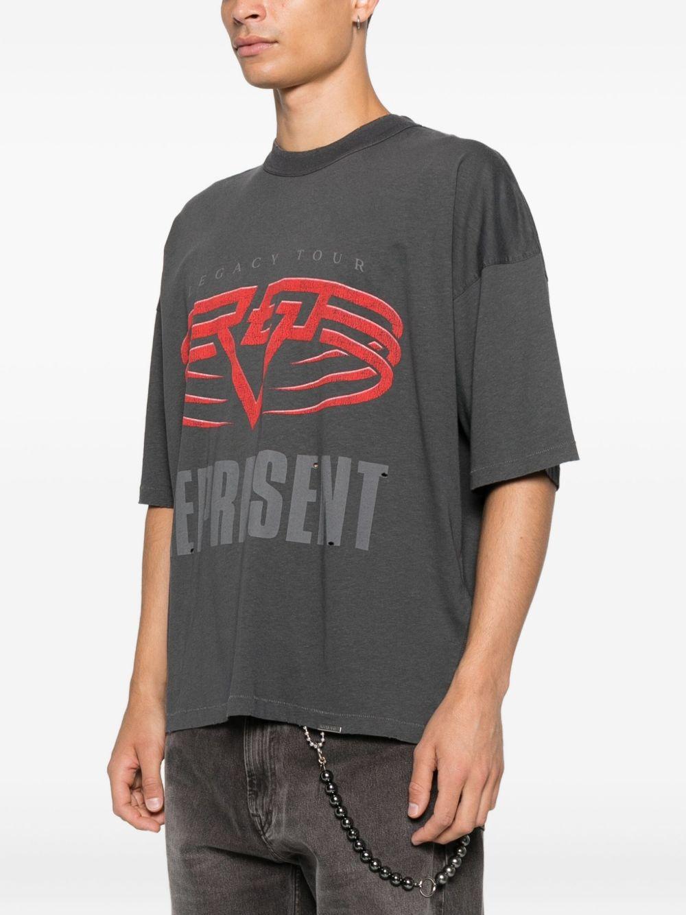 T-shirt con logo grigia 