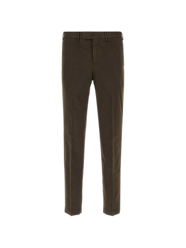 Pantaloni cacao plissè 
