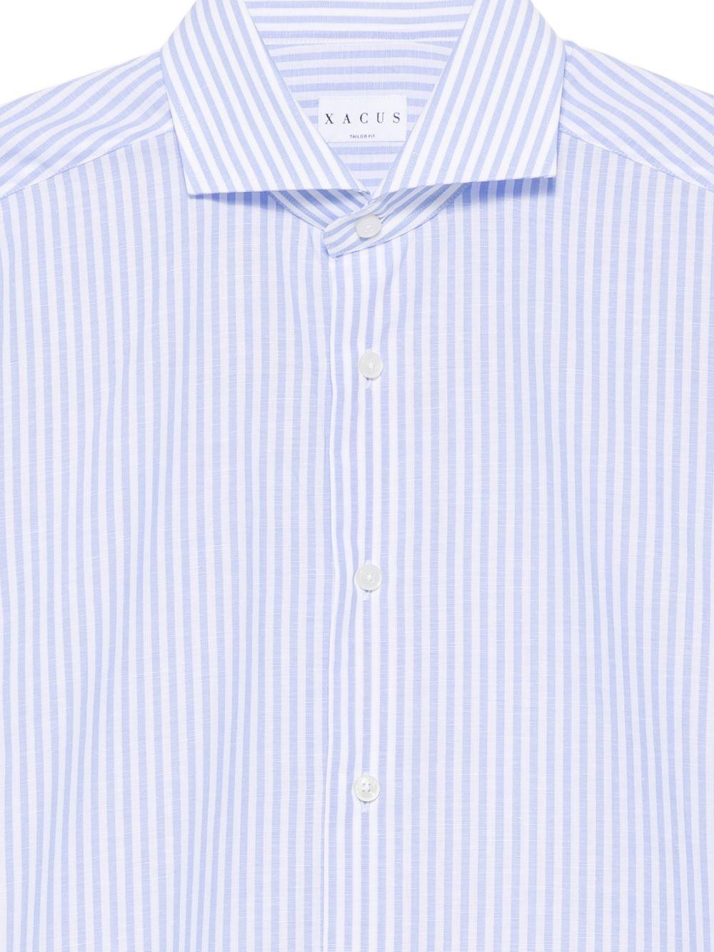 Camicia a righe bianco/azzurra 
