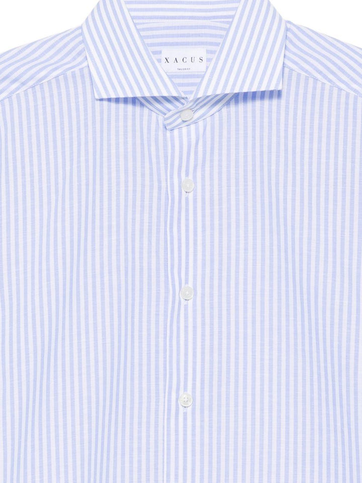 Camicia a righe bianco/azzurra 