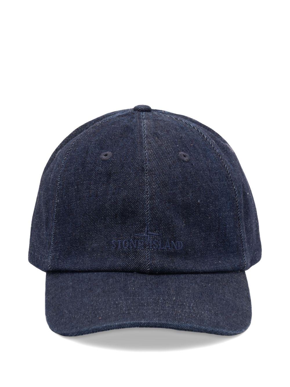 Cappello baseball blu con logo 