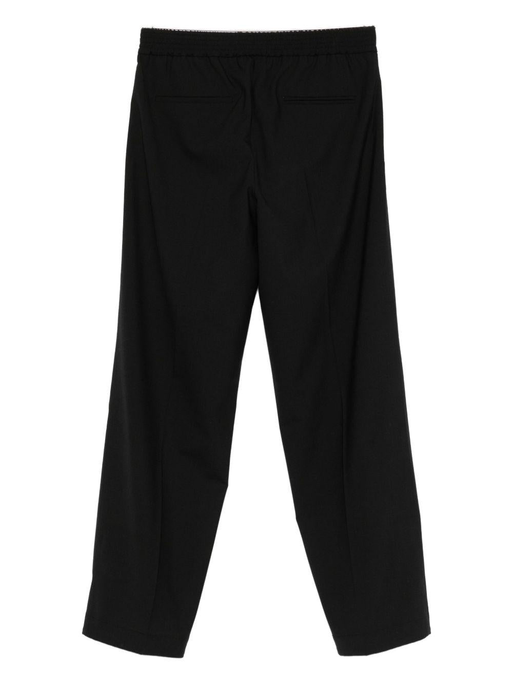 Pantaloni con piega neri 