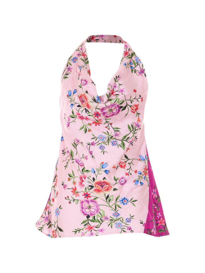 Top a fiori 