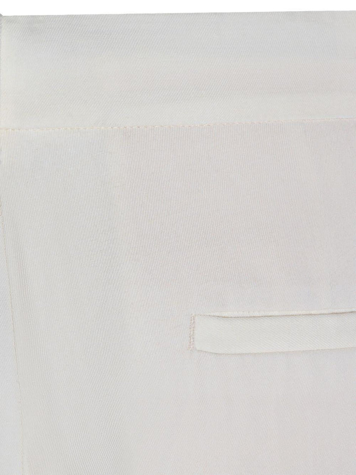 Shorts plissettati al ginocchio 