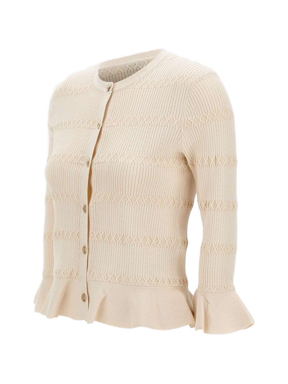 Cardigan con ruches 