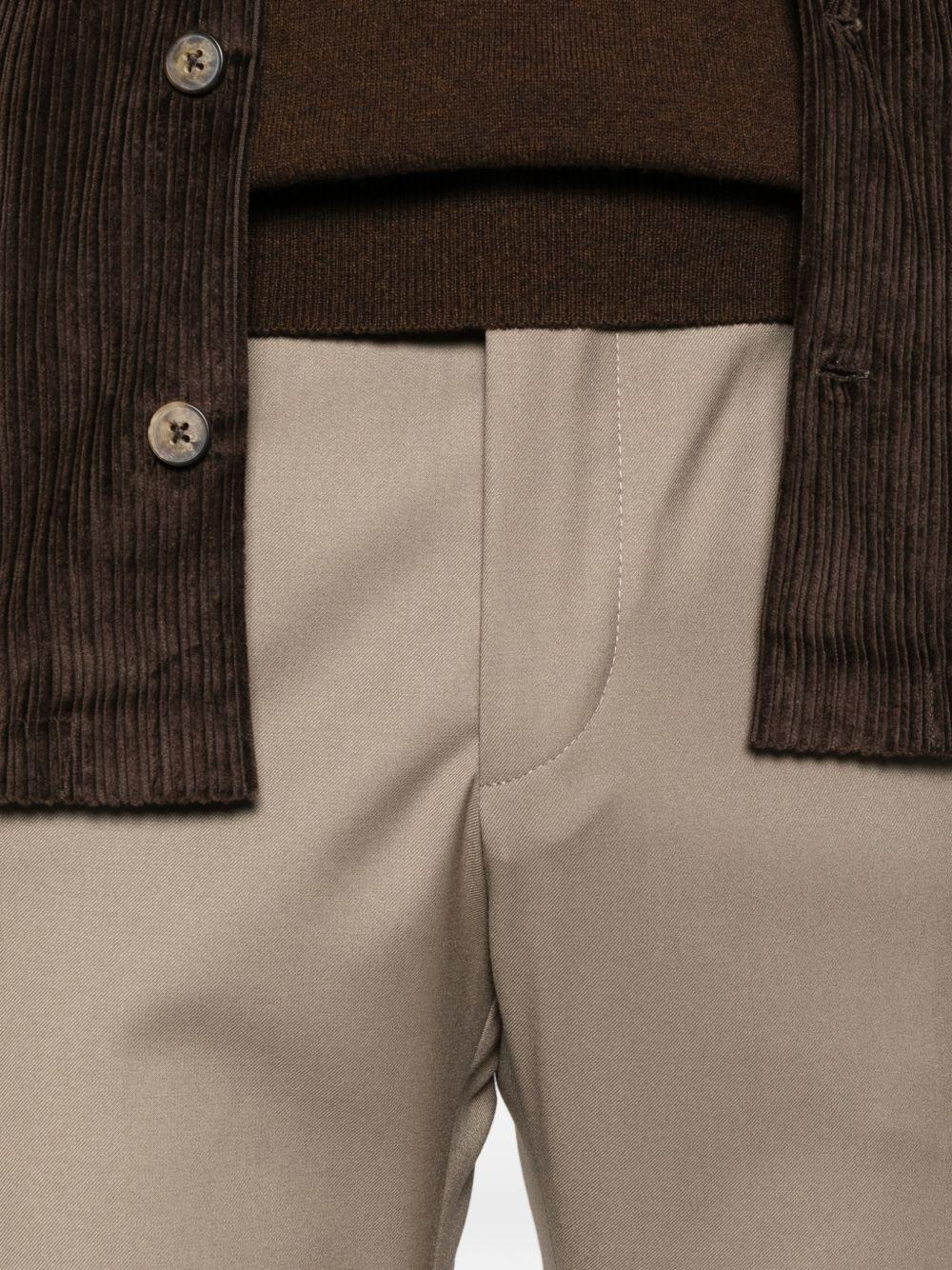 Pantaloni Mc Denny con pieghe beige 