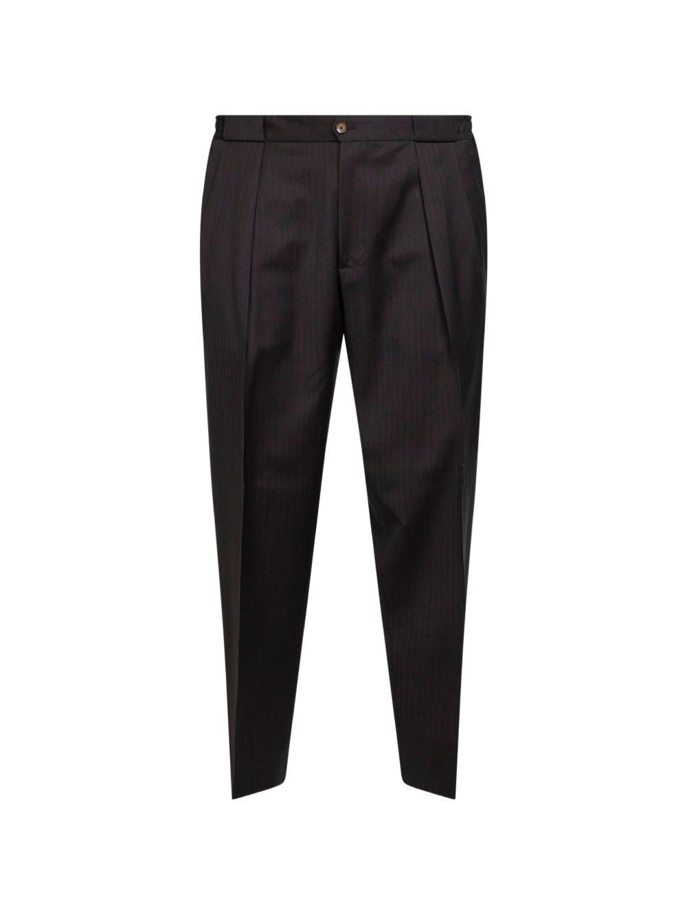 Pantaloni Portobello dritti testa di moro 