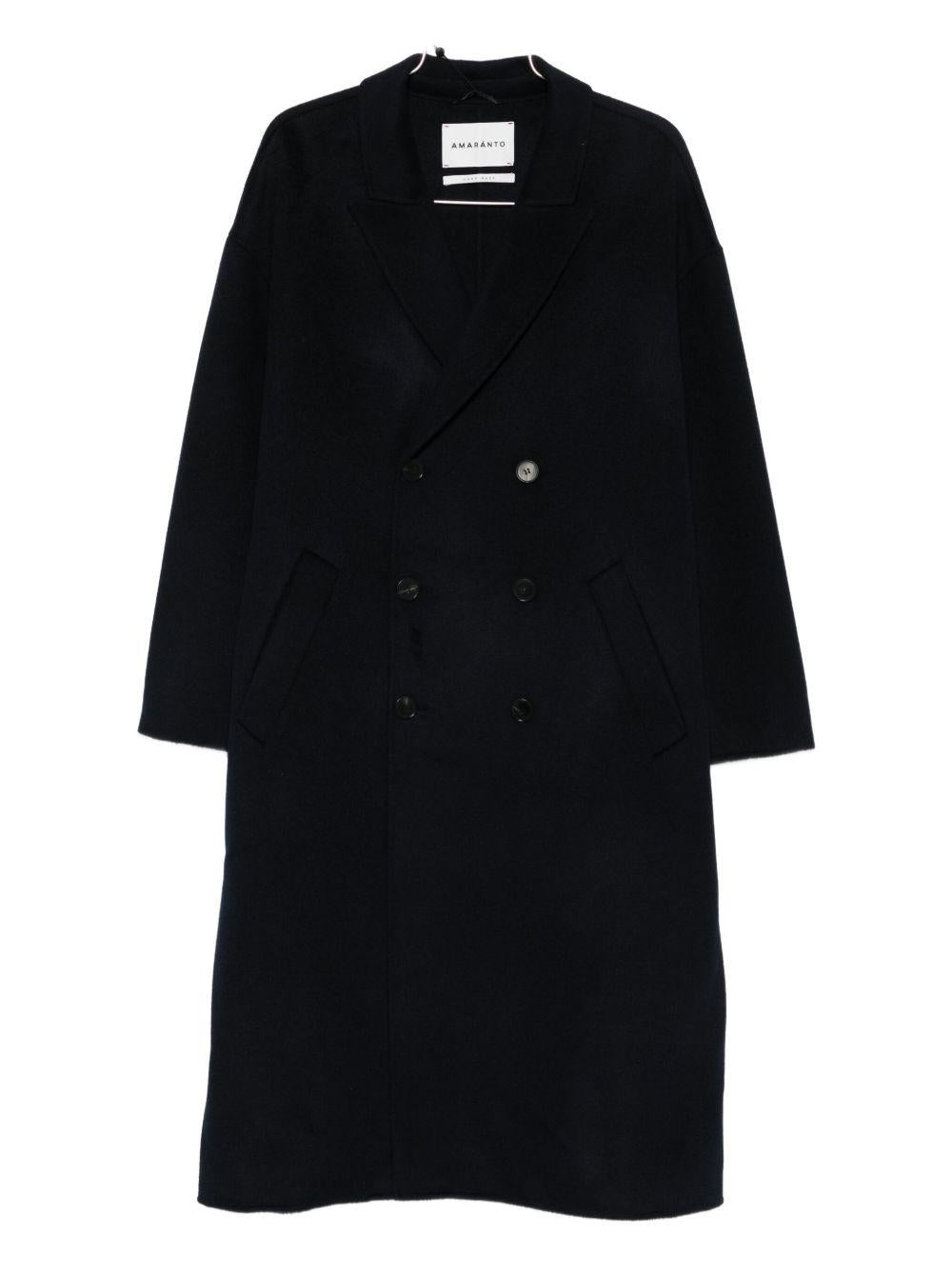Cappotto doppiopetto navy 