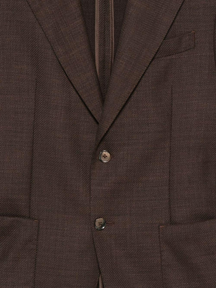 Blazer marrone con bottoni 
