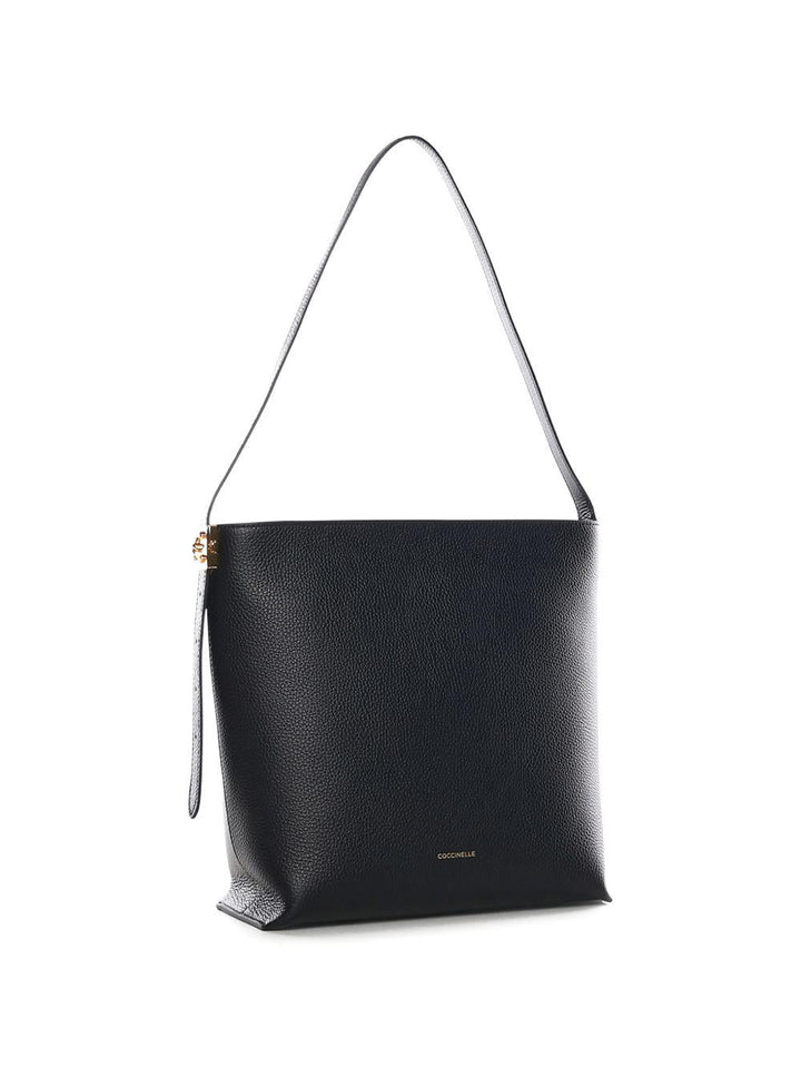 Borsa a spalla con logo 