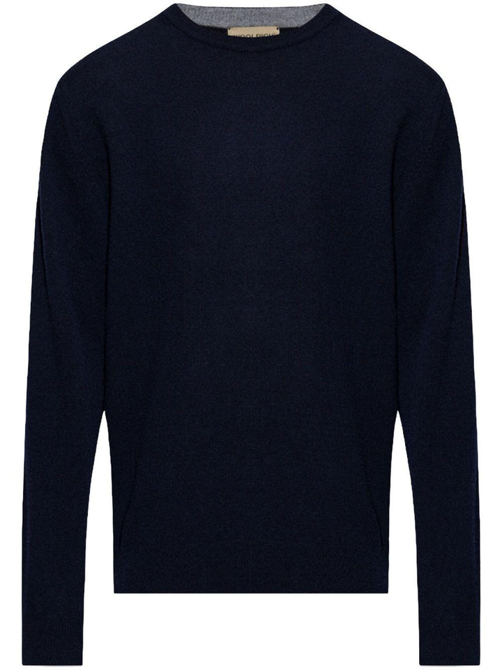 Maglione girocollo blu scuro 