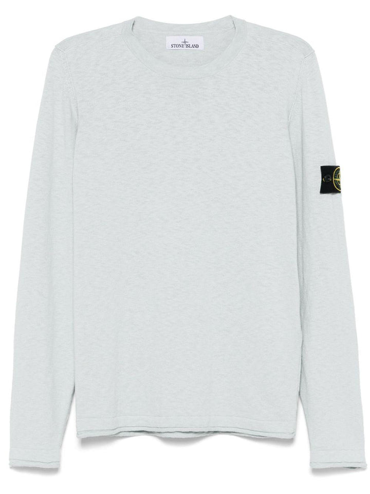 Maglione sky con applicazione 