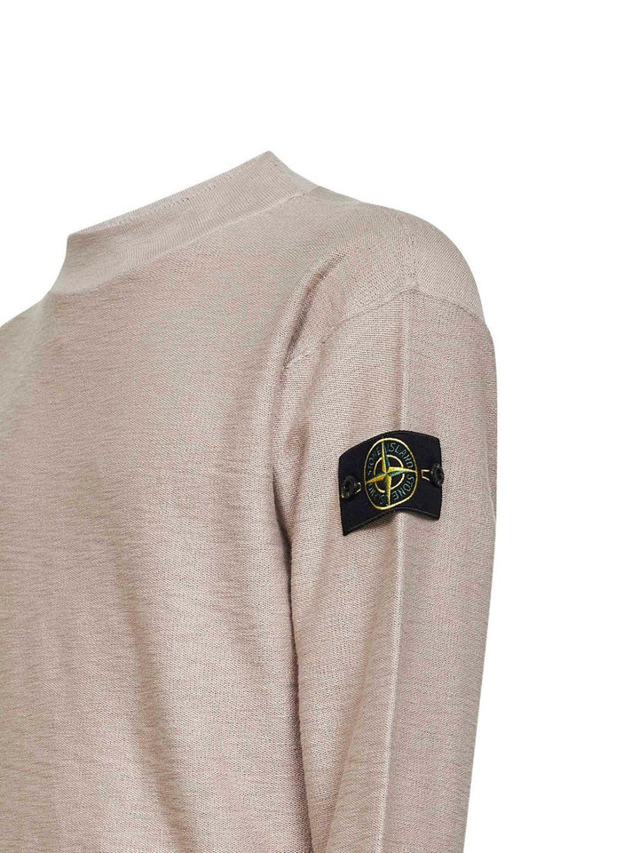Maglione girocollo desert a coste 