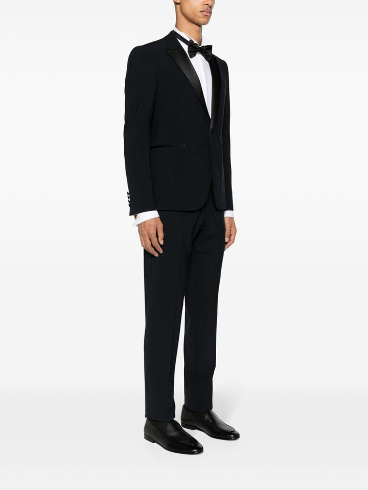abito monopetto tuxedo blu 