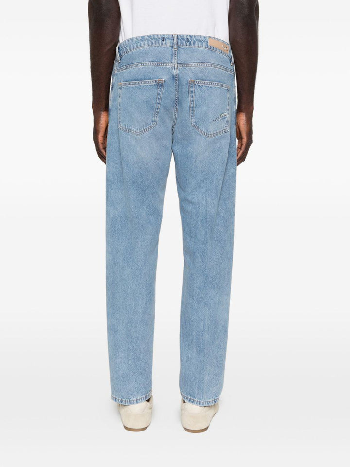 Jeans effetto slavato azzurro chiaro 