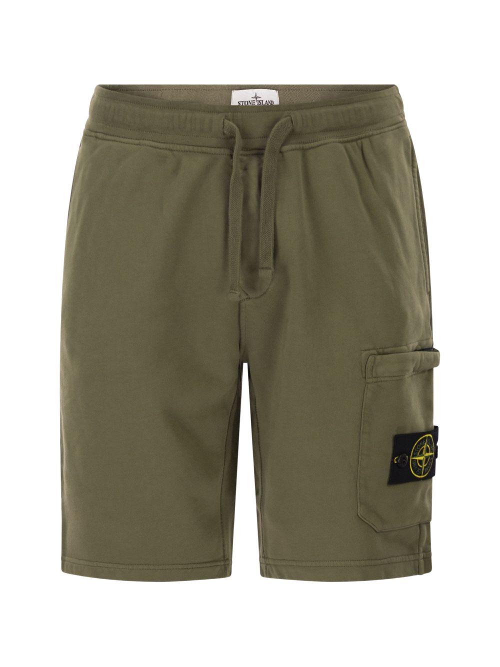 Shorts cargo verde militare 