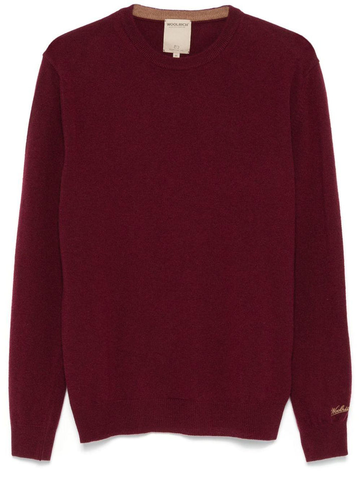 Maglione girocollo rosso 