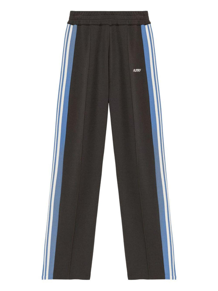 Pantaloni sportivi grigio con bande 