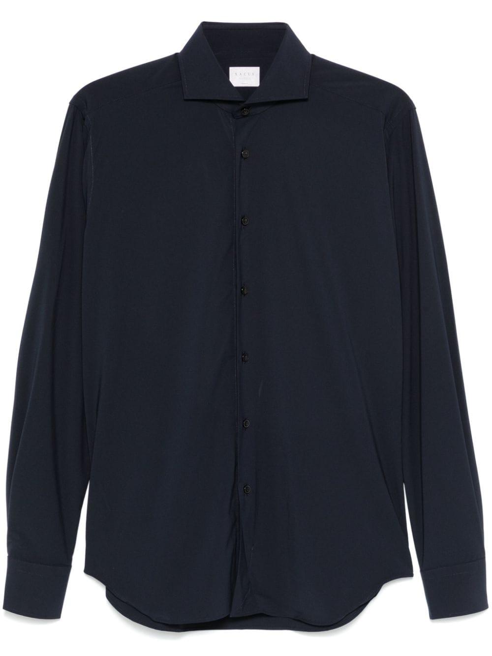 Camicia Active blu elasticizzata 