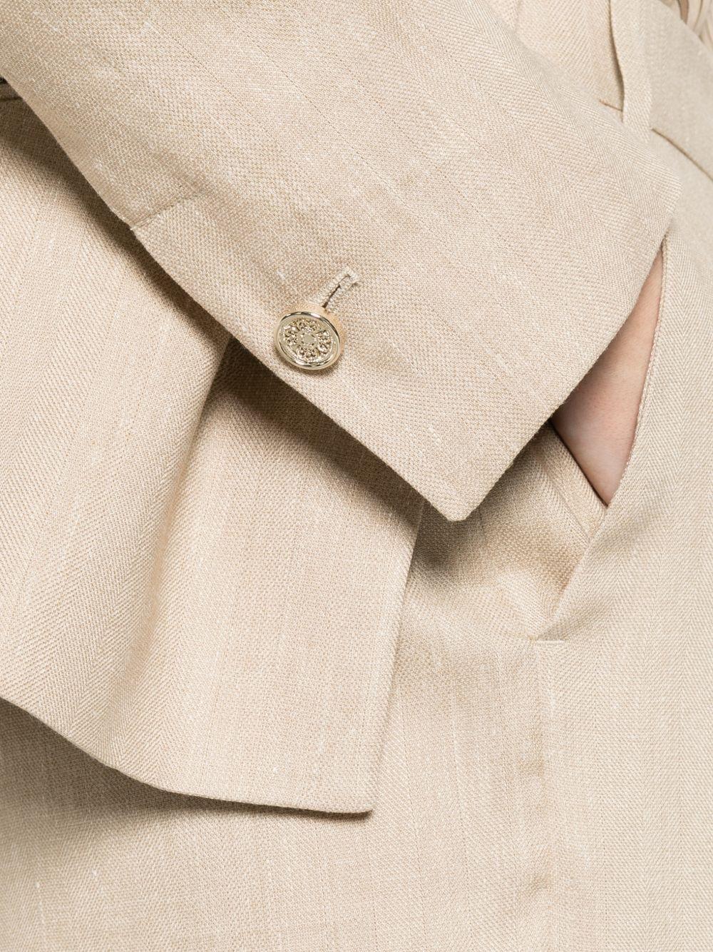 Blazer con bottone singolo 