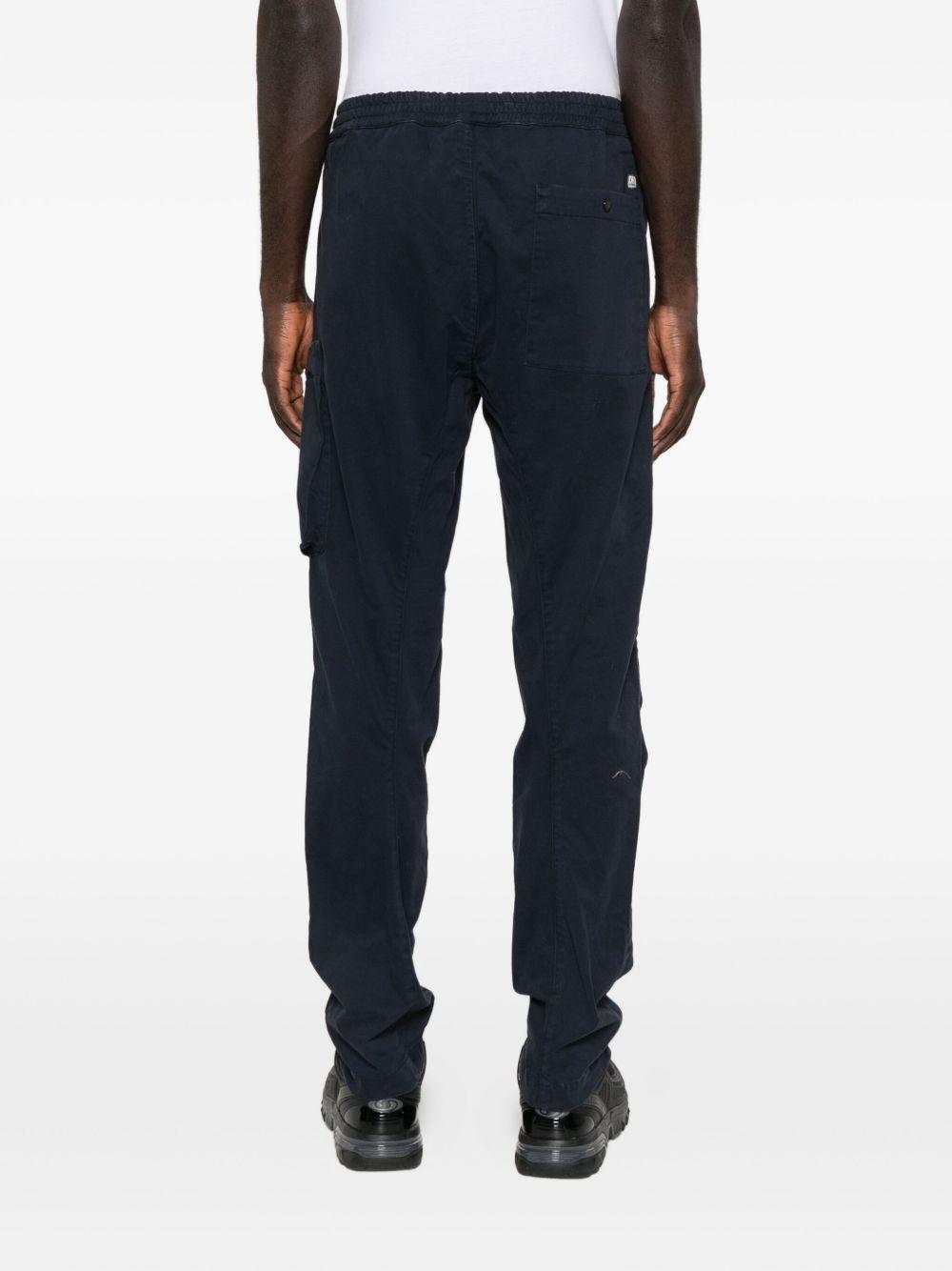 Cargo blu con tasca e lente 