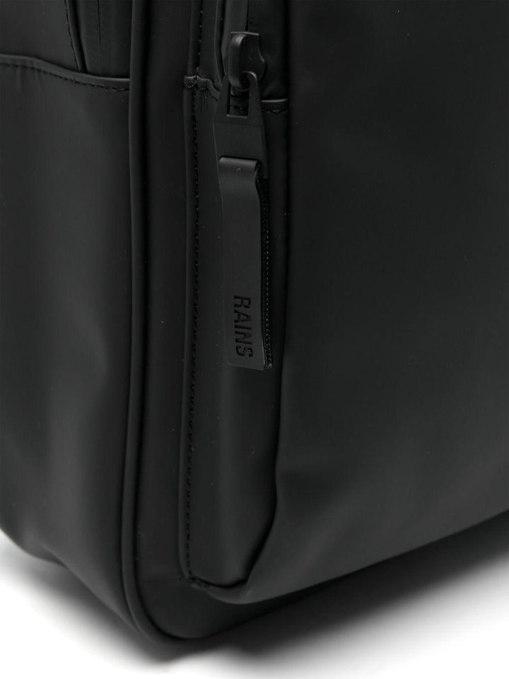 Zaino nero con zip 