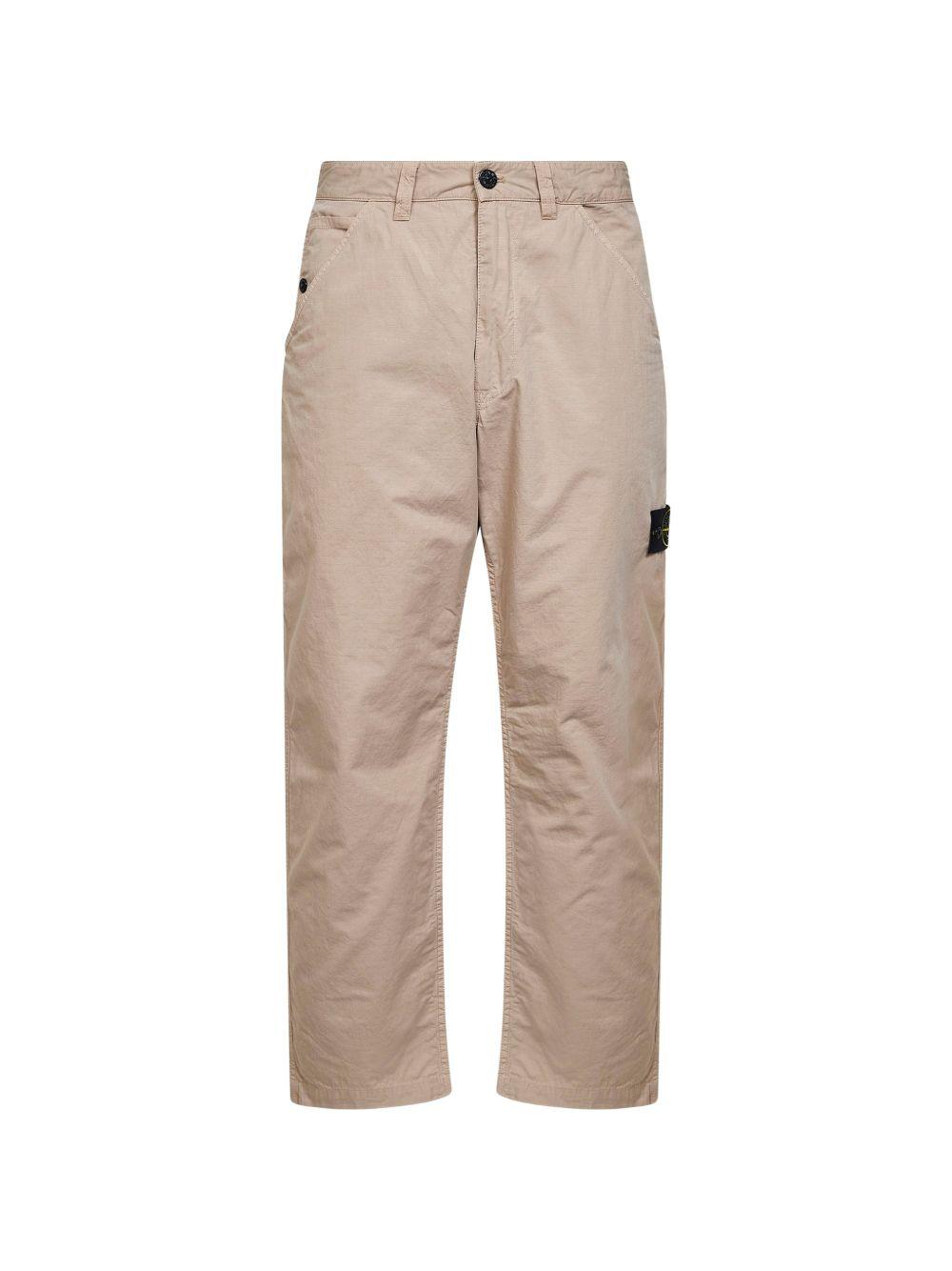 Pantaloni desert con logo 