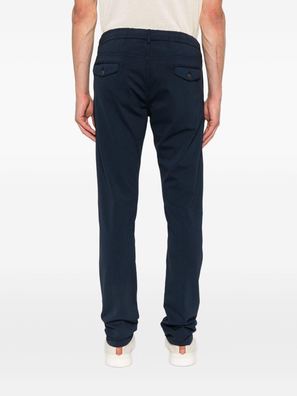 Pantaloni con coulisse blu 