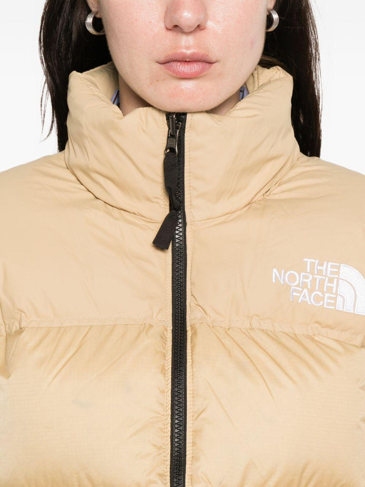 Piumino Retro Nuptse Beige 