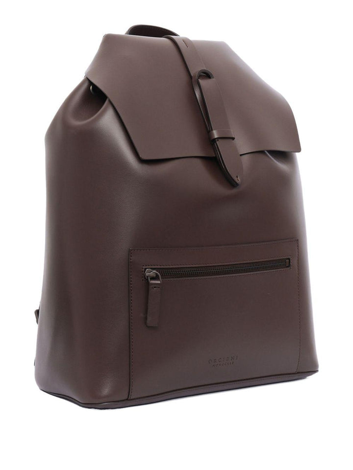 Zaino Alba in pelle marrone 