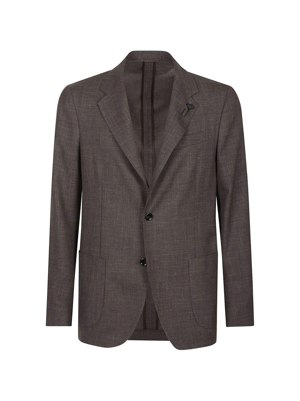 Blazer in lana testa di moro 