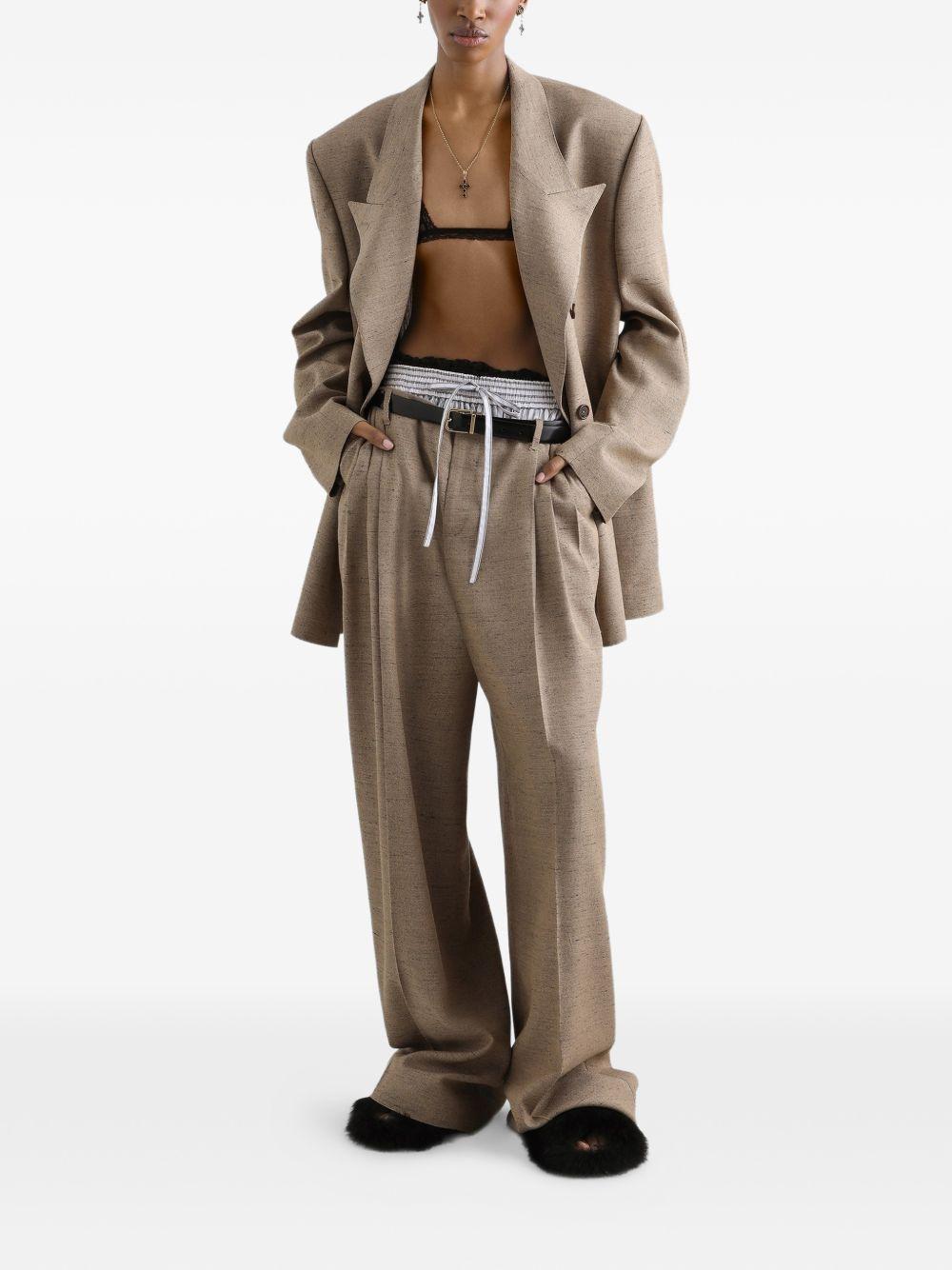 Pantaloni plissé 