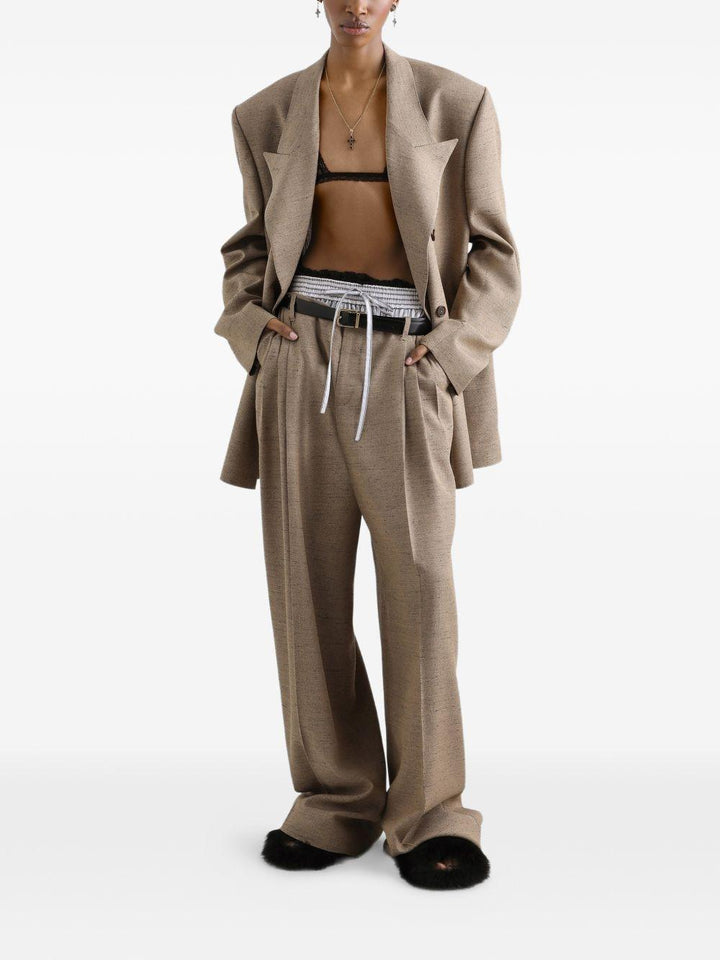 Pantaloni plissé 
