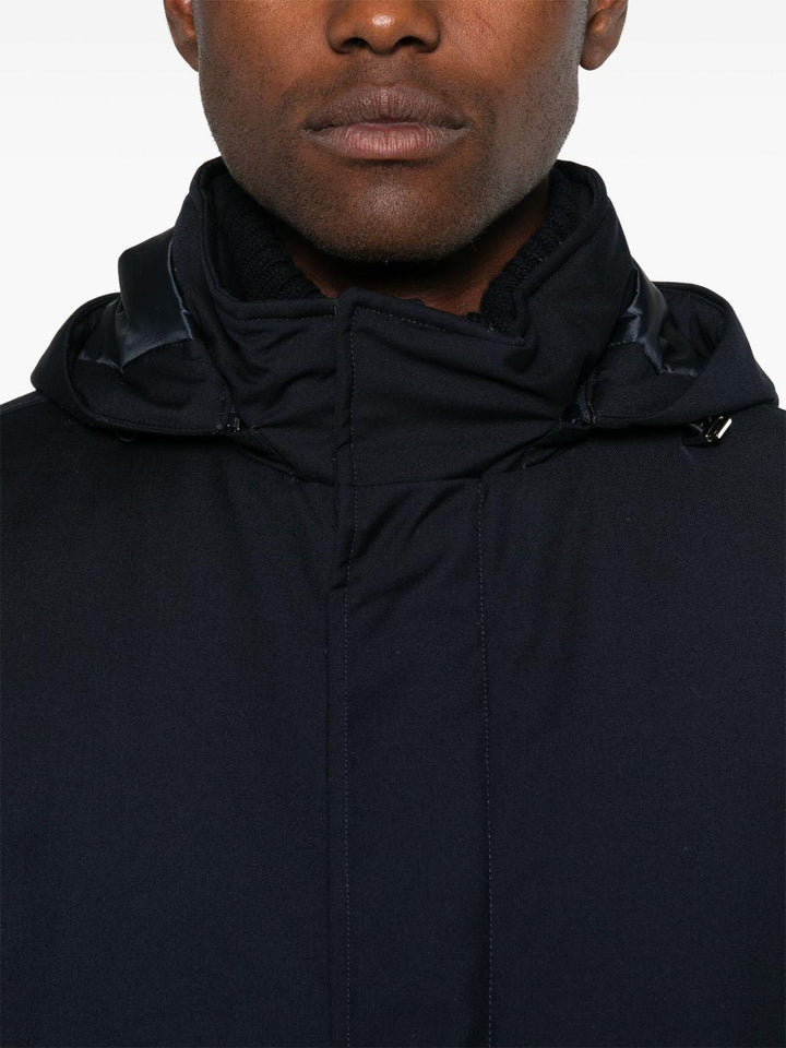 Cappotto imbottito blu navy 