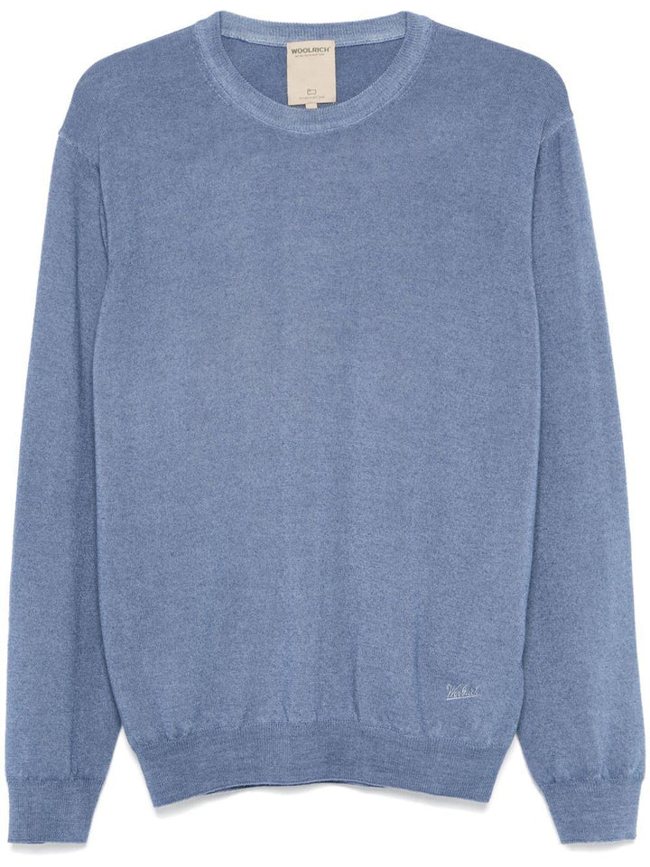 Maglione in lana azzurro