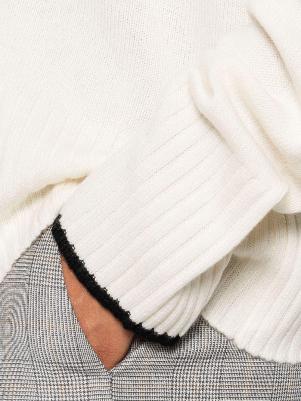 Maglione a collo alto 