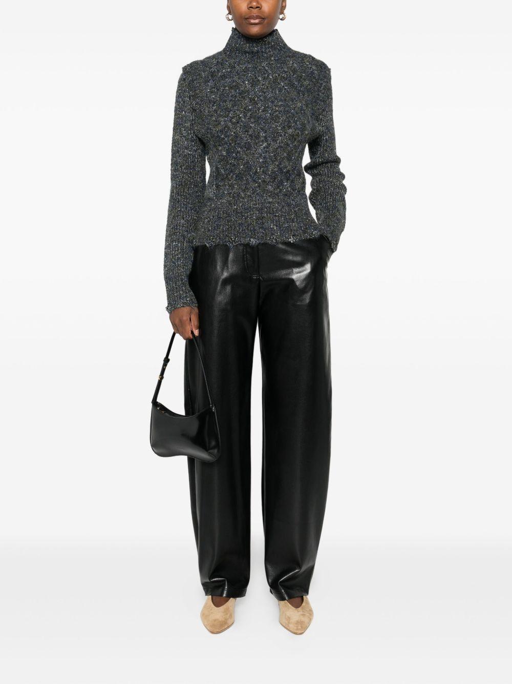 Pantaloni effetto pelle 