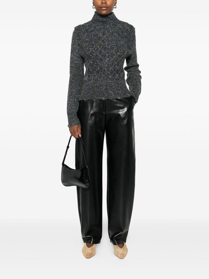 Pantaloni effetto pelle 
