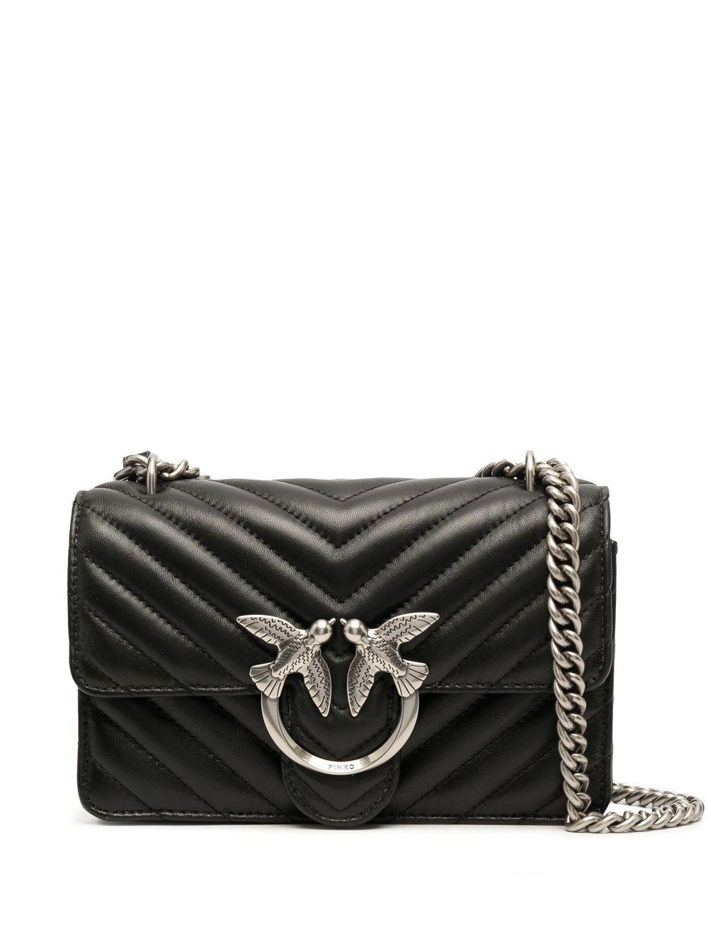Borsa a spalla Lovebirds trapuntata 