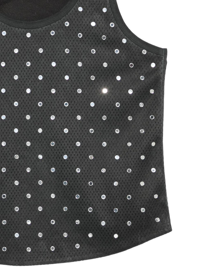 Top con strass 